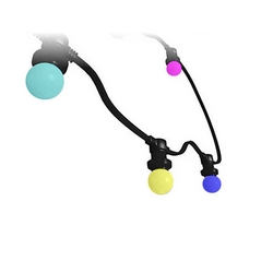 Guirlande guinguette led 10m multicolor